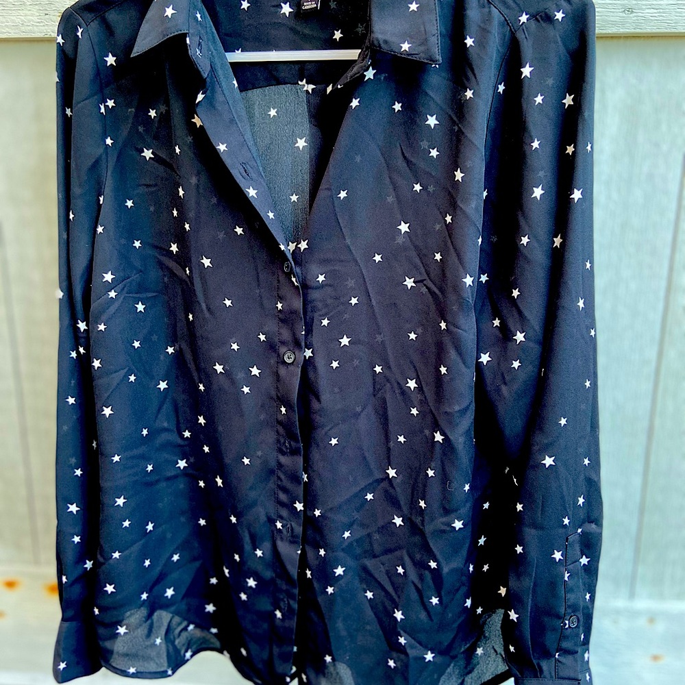 Banana Republic Sheer Blouse